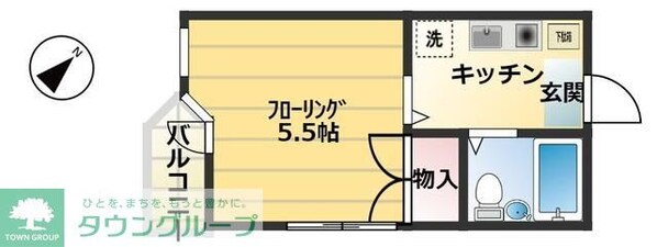 クリエイティブ久米川の物件間取画像